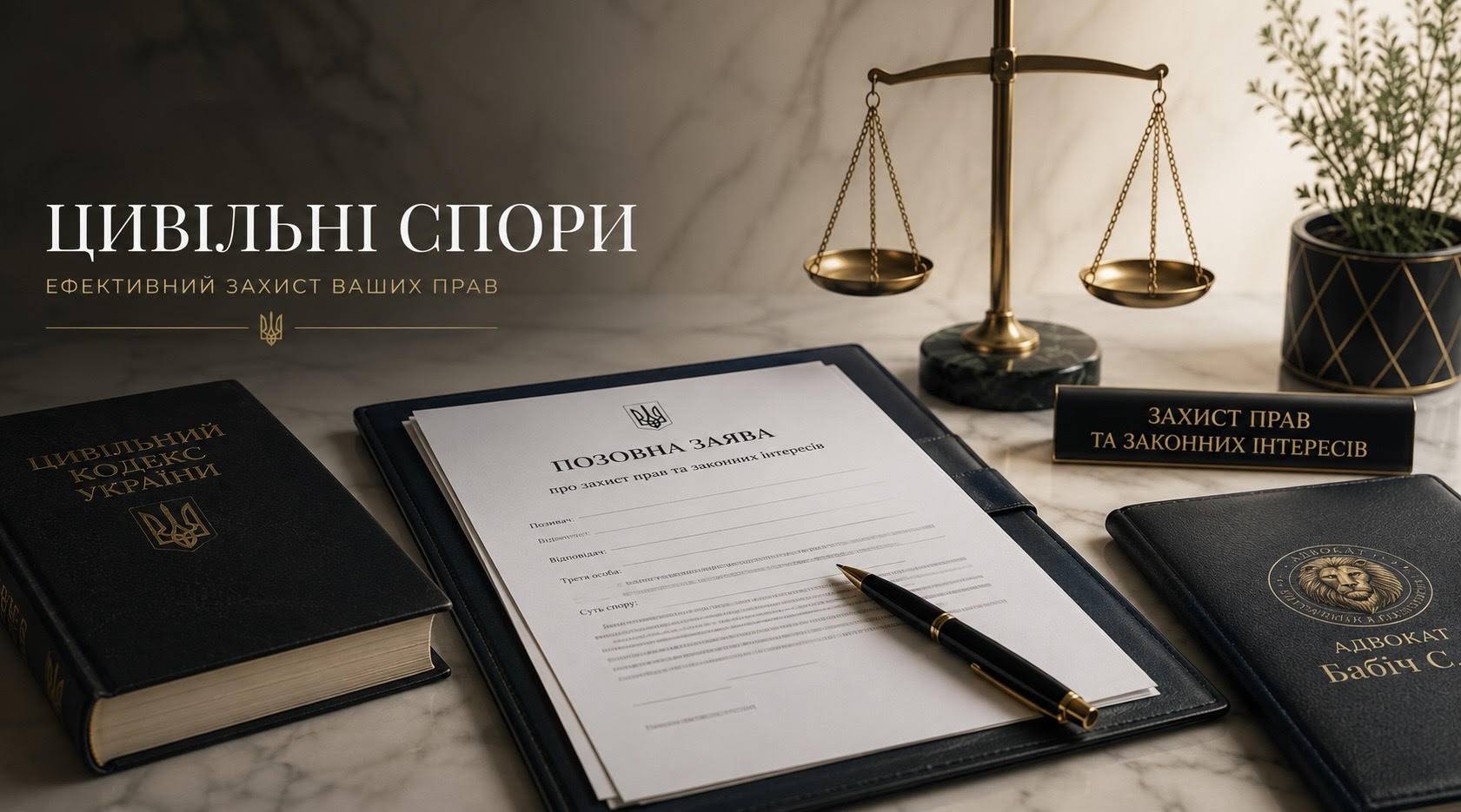 Відшкодування збитків - адвокат Бабіч